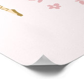 Balletfeest Welkom Bord • Ballerina Poster (Hoek)