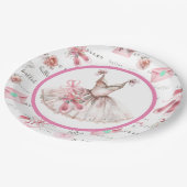 balletgezelschap papieren bordje (Gekanteld)