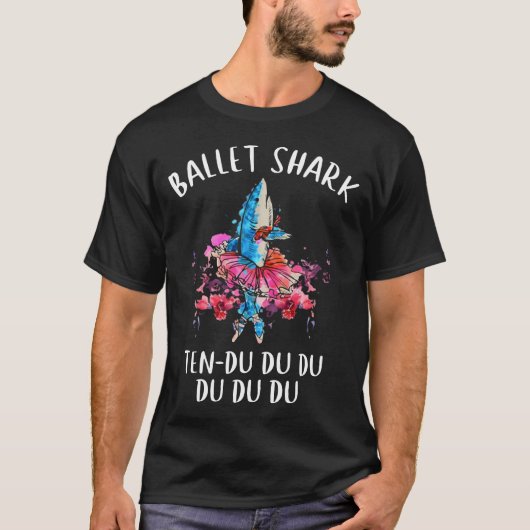 ballethaai ten du du du du du schattige dans t-shirt (Voorkant)