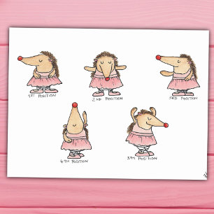 BALLETHOUDINGEN ansichtkaart van Nicole Janes Briefkaart
