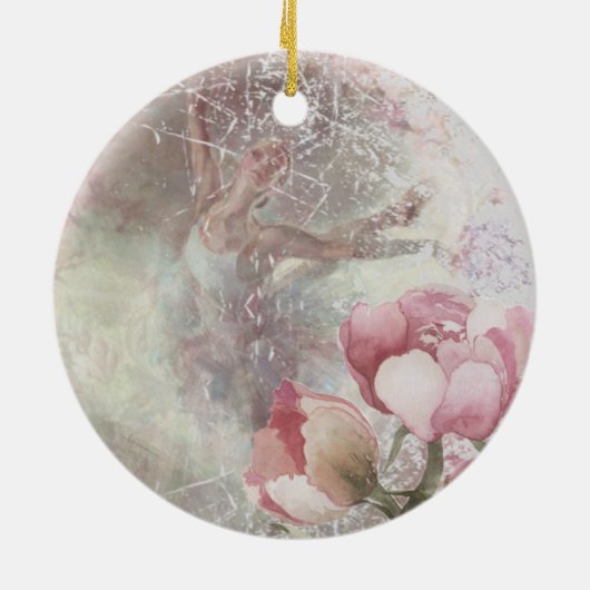 Balletindruk Keramisch Ornament (Achterkant)