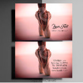 balletinstructeur minimalist visitekaartje