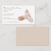 Balletinstructeurs, docenten, dance Academy Busine Visitekaartje (Voorkant / Achterkant)