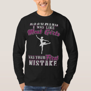 Balletinzet voor zwakzinnigen   Grappige Meisjes M T-shirt
