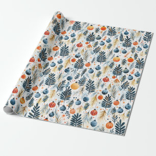 Balletjes en takken cadeaupapier