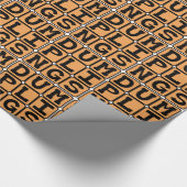 Balletjes gekookt deeg cadeaupapier (Hoek)