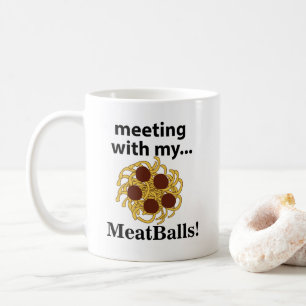 Balletjes Grappige Ontmoeting Met Mijn Balletjes Koffiemok