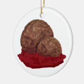 Balletjes in saus keramisch ornament (Links)