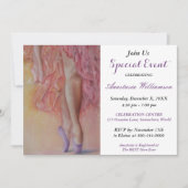 BALLETJES PARTY EVENEMENT UITNODIGING (Voorkant)