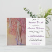 BALLETJES PARTY EVENEMENT UITNODIGING (Staand voorkant)