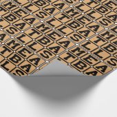 Balletjes, vriend van spaghetti cadeaupapier (Hoek)