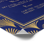 Balletjes Weddenschappen Receptie jaren '20 Kunst  Poster (Hoek)