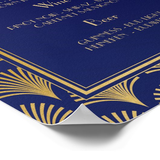 Balletjes Weddenschappen Receptie jaren '20 Kunst  Poster (Hoek)