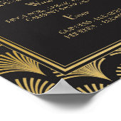 Balletjes Weddenschappen Receptie jaren '20 Kunst  Poster (Hoek)