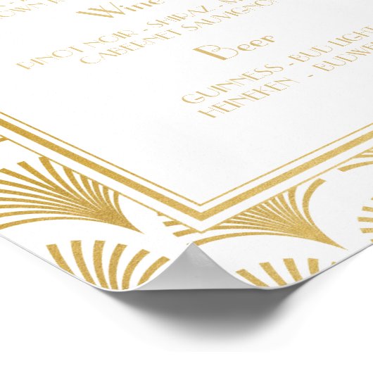 Balletjes Weddenschappen Receptie jaren '20 Kunst  Poster (Hoek)