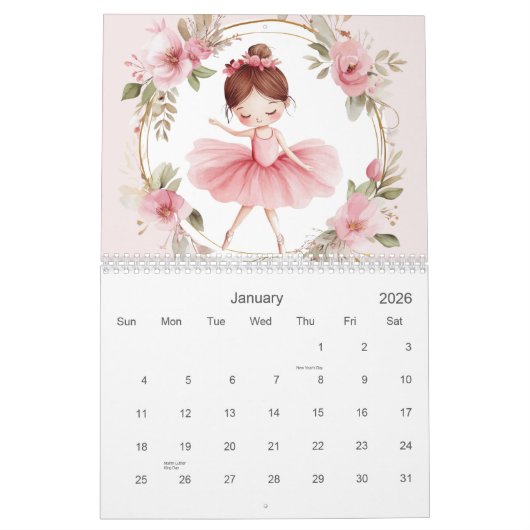 balletkalender kalender (Jan 2026)