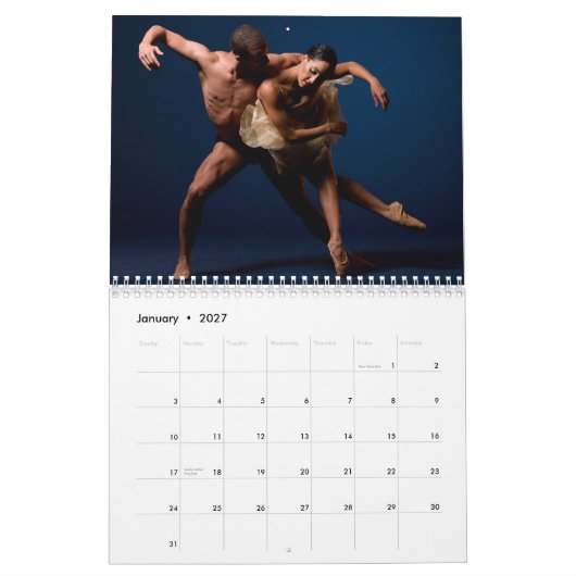 Balletkalender Kalender (Jan 2027)