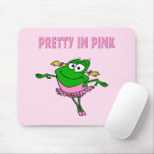 Balletkikker in roze muismat (Met muis)