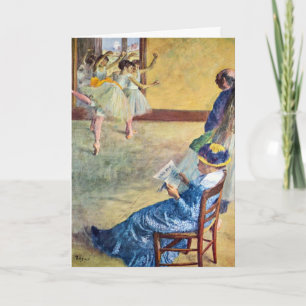 Balletklas, de danszaal door Edgar Degas Kaart