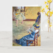 Balletklas, de danszaal door Edgar Degas Kaart (Gele Bloem)