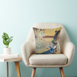 Balletklas, de danszaal door Edgar Degas Kussen