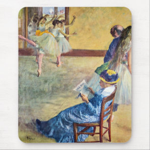 Balletklas, de danszaal door Edgar Degas Muismat