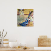 Balletklas, de danszaal door Edgar Degas Poster (Keuken)