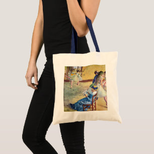 Balletklas, de danszaal door Edgar Degas Tote Bag