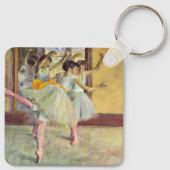 Balletklas, de danszaal van Edgar Degas Sleutelhanger (Achterkant)