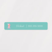 Balletklas Lunch Naam Nummer Labels (Design 1)