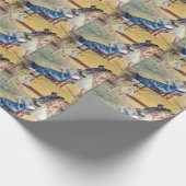 Balletklasse, de Dans Hall van Edgar Degas Cadeaupapier (Hoek)