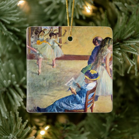 Balletklasse, de Dans Hall van Edgar Degas Keramisch Ornament (Boom)