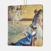 Balletklasse, de Dans Hall van Edgar Degas Keramisch Ornament (Links)