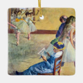 Balletklasse, de Dans Hall van Edgar Degas Keramisch Ornament (Voorkant)