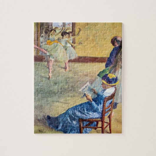 Balletklasse, de Dans Hall van Edgar Degas Legpuzzel (Verticaal)