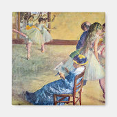 Balletklasse, de Dans Hall van Edgar Degas Magneet (Voorkant)
