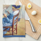 Balletklasse, de Dans Hall van Edgar Degas Theedoek (Quarter Fold)