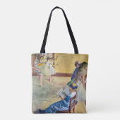Balletklasse, de Dans Hall van Edgar Degas Tote Bag (Achterkant)