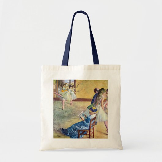 Balletklasse, de Dans Hall van Edgar Degas Tote Bag (Voorkant)