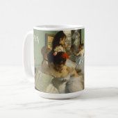 Balletklasse | Edgar Degas | Dancer Personalized Koffiemok (Voorkant links)