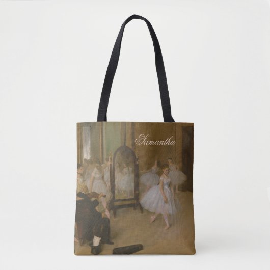 balletklasse | Edgar Degas | danseres Tote Bag (Voorkant)