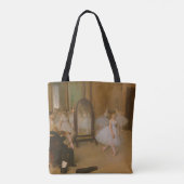 balletklasse | Edgar Degas | danseres Tote Bag (Achterkant)