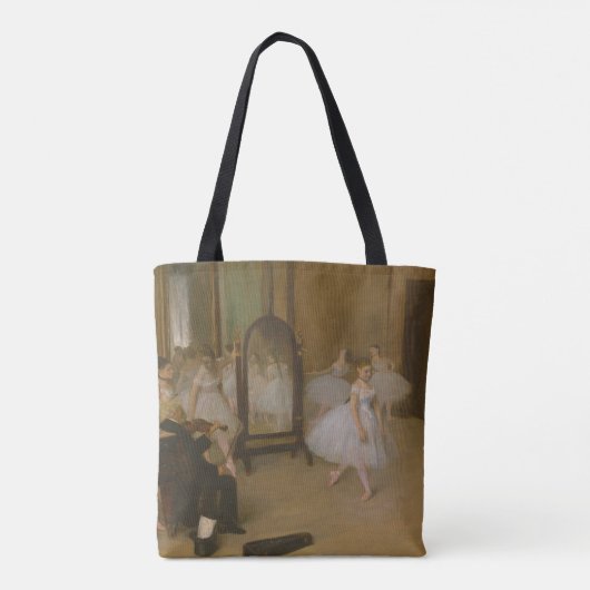 balletklasse | Edgar Degas | danseres Tote Bag (Achterkant)