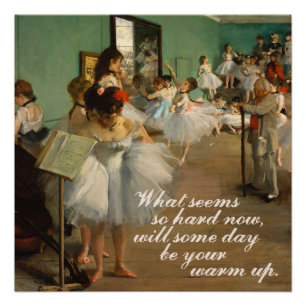 Balletklasse   Edgar Degas   Inspirerend prijsopga Poster