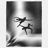 Balletkoppel dans fleece deken (Voorkant)
