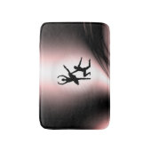 Balletkoppel Danst met Roze Accent Badmat (Voorkant Verticaal)