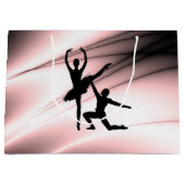 Balletkoppel Danst met Roze Accent Groot Cadeauzakje (Voorkant)