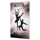 Balletkoppel Danst met Roze Accent Klembord (Links)