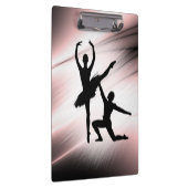Balletkoppel Danst met Roze Accent Klembord (Rechts)