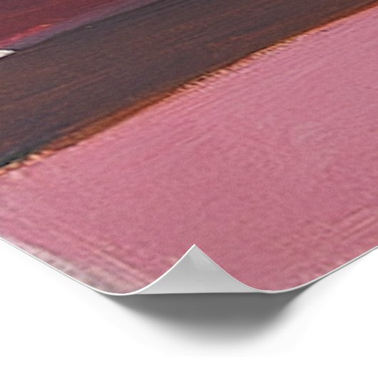 ?Balletkunst in zachte pastels Poster (Hoek)